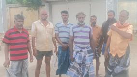 7-fishermen-rescued-after-boat-fell-in-water-at-rameswaram