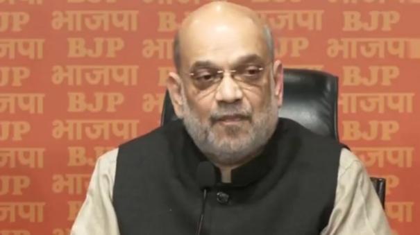 I never speak against Ambedkar, Congress twisted my remarks: Amit Shah