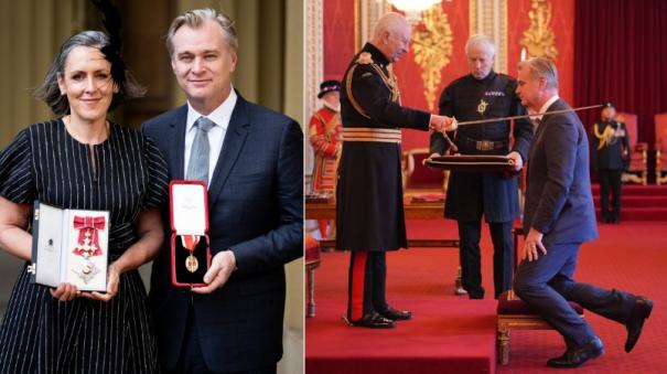 Christopher Nolan and Emma Thomas honoured by King Charles III