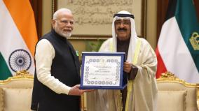 pm-modi-gets-kuwait-s-highest-civilian-award-the-order-of-mubarak-al-kabeer