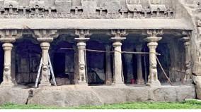 cracks-in-mamallapuram-kudavara-mandapam-repairing-archeology-in-survey-mode