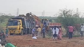 removing-kerala-waste-dumped-near-nellai-continues-for-the-second-day