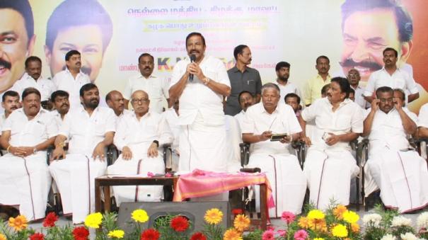 nothing will happen who tries to eliminate dmk Minister KN Nehru