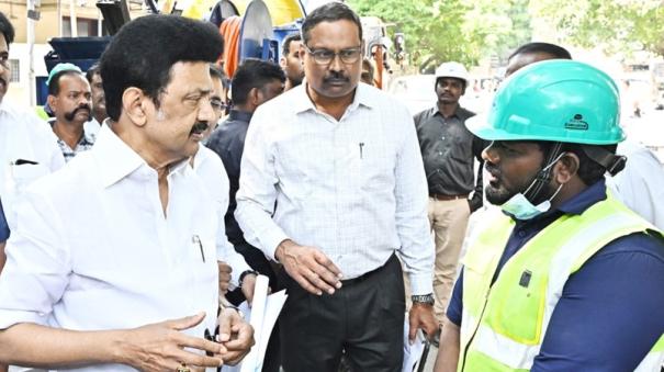 CM Stalin meeting with Sanitation Workers