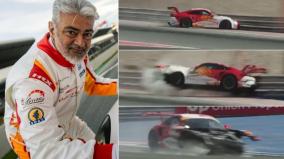 ajith-kumar-racing-car-crashed-during-practise-session-no-major-injury