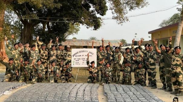 bsf seizes 62200 bottles of cough syrup from underground at bangladesh border