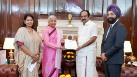 minister-thangam-thennarasu-met-finance-minister-nirmala-sitharaman-in-delhi