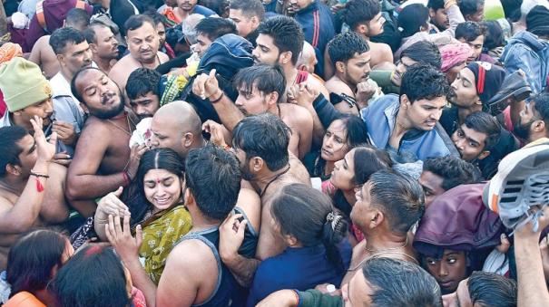 Deadly stempede at Mahakumbh Mela