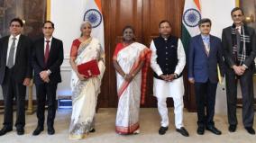 nirmala-sitharaman-meets-president-murmu-ahead-of-budget-presentation