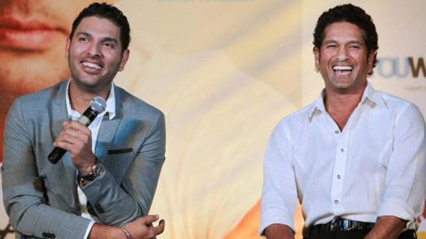 yuvraj singh wishes sachin tendulkar for bcci award