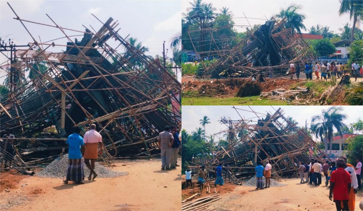 வயலூர்-முருகன்-கோயிலுக்கு-புதிதாக-கட்டப்பட்டு-வந்த-ஆர்ச்-இடிந்து-விழுந்தது!