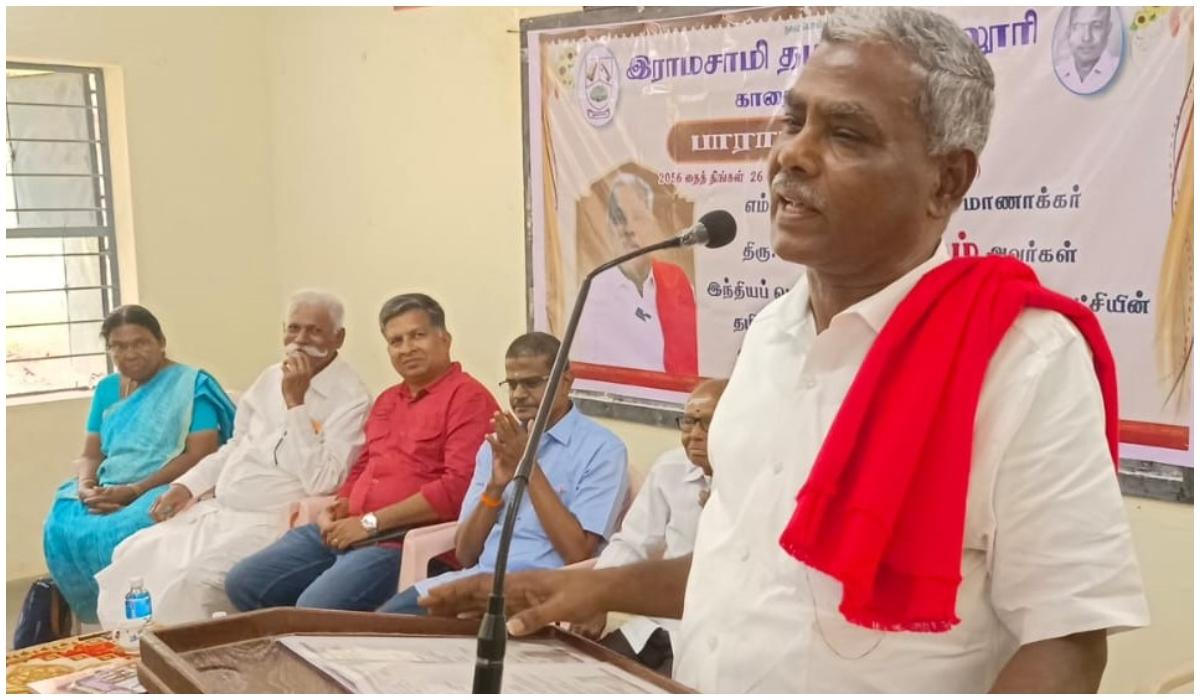 “எதிர்க்கட்சிகளிடம்-ஒற்றுமை-இல்லாததால்-பாஜகவுக்கு-தொடர்-வெற்றி”---பெ.சண்முகம்