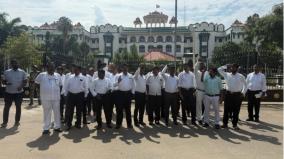 lawyers-protest-for-demanding-equal-opportunity-in-the-appointment-of-judges-in-madurai