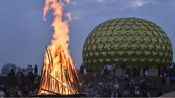 Auroville Sunrise Day Celebration with Collective Meditation for World Peace