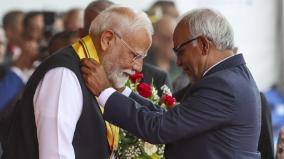 pm-modi-honored-with-highest-award-in-mauritius