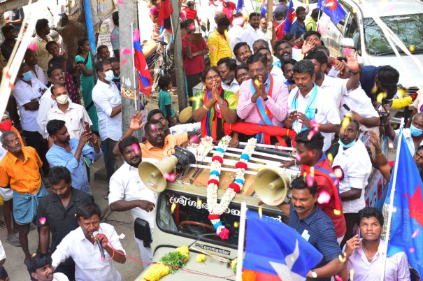 thol-thirumavalavan-election-campaign-at-madurai