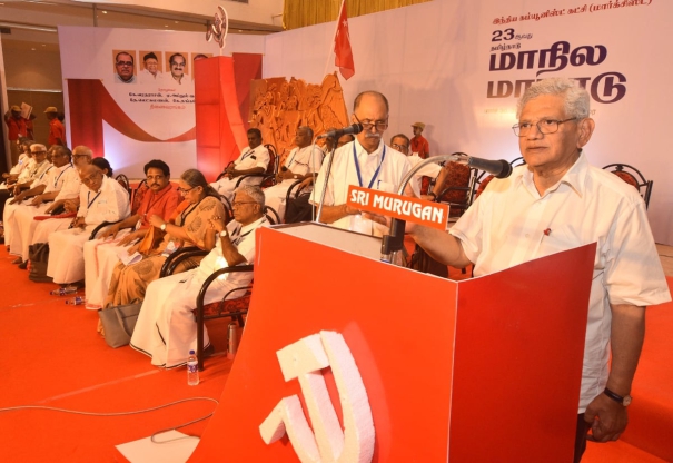 why-is-the-bjp-winning-again-and-again-question-by-sitaram-yechury-at-the-marxist-state-conference