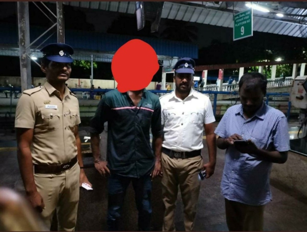 crpf-soldier-arrested-for-harassing-passengers-on-train