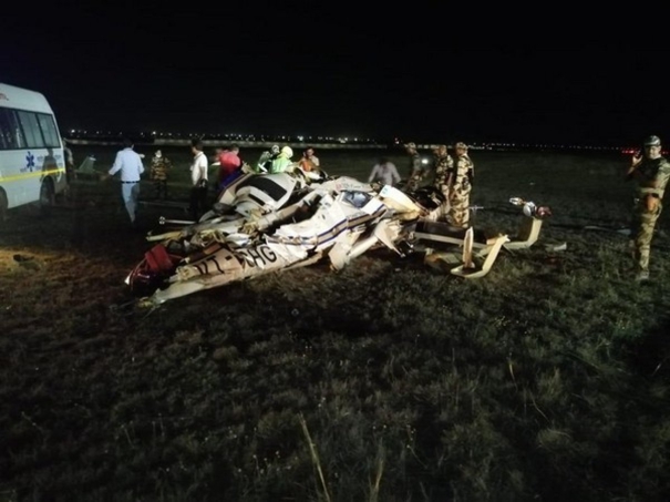 helicopter-crashes-at-airport-in-chhattisgarhs-raipur-two-pilots-killed