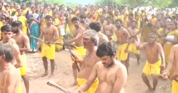 devotees-harmed-themselves-at-a-temple-festival-near-usilampatti