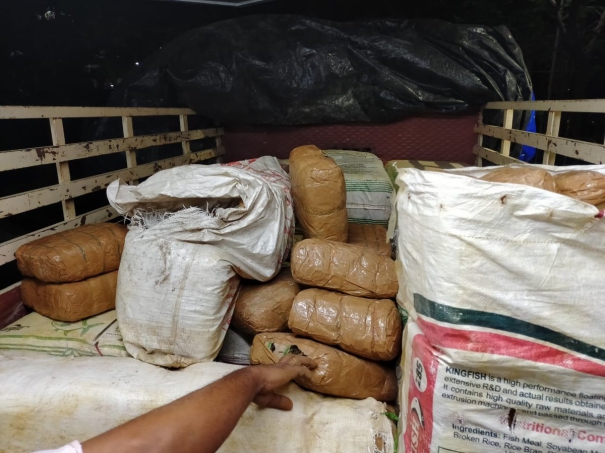 one-ton-ganja-seized-at-madurai-one-arrested