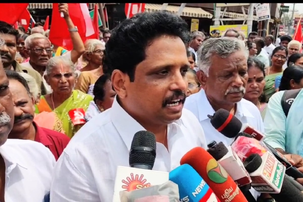 madurai-mp-su-venkatesan-opposes-agneepath-and-the-privatisation-of-railways