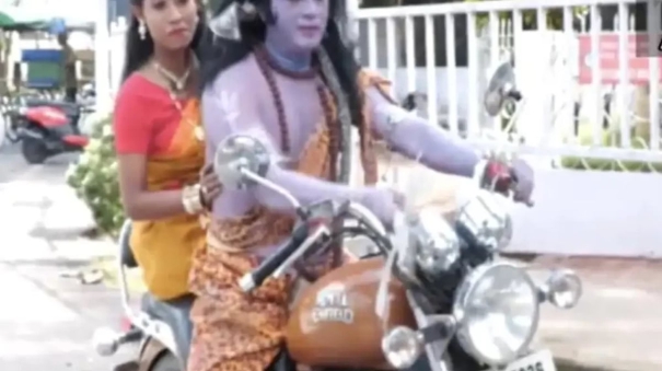 arrested-for-fighting-in-the-guise-of-shiva-kali-poster-issue-in-the-background