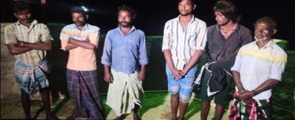 six-fishermen-arrested-for-fishing-at-srilankan-maritime-border