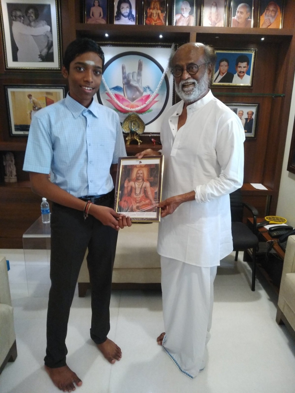 chess-player-praggnanandhaa-met-the-superstar-rajinikanth