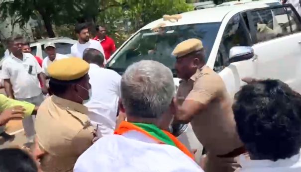 bjp-members-filed-complaint-against-minister-ptr-palanivel-rajan