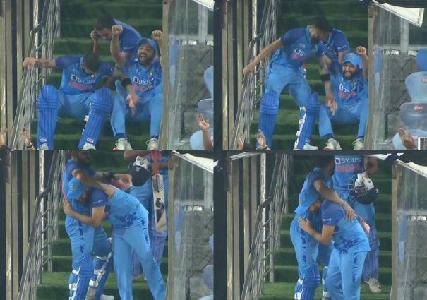 pics-of-virat-kohli-rohit-sharma-staircase-celebration-after-series-win-go-viral