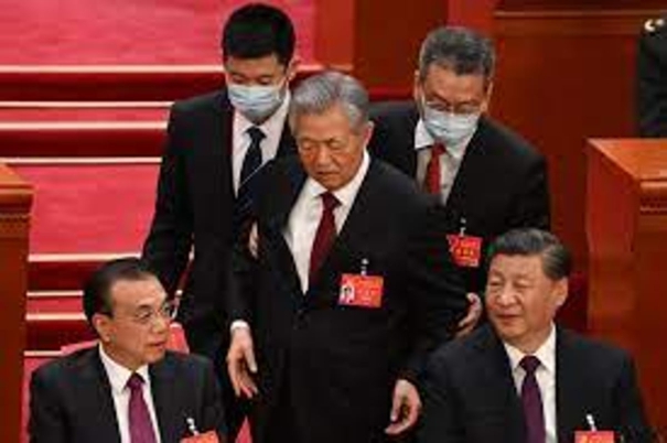 former-chinese-president-led-out-of-communist-party-congress