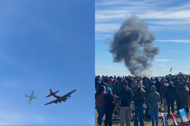 planes-that-crashed-in-mid-air-and-fell-to-the-ground-caught-fire-shocking-information-that-6-people-died-in-the-adventure