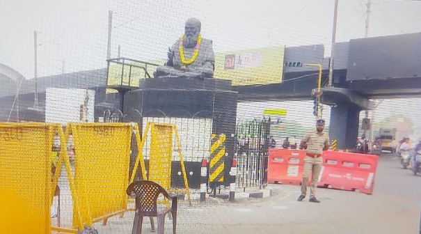 police-security-for-periyar-and-ambedkar-statues-in-chennai