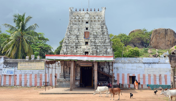 vaishnava-jeeyar-service-and-worship-at-mamallapuram-sthalasayana-perumal-kovil