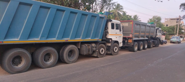 9-overloaded-taurus-trucks-seized-kanyakumari-police-action