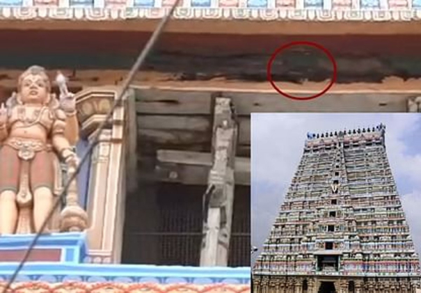 devotees-shocked-as-srirangam-tower-wall-collapsed