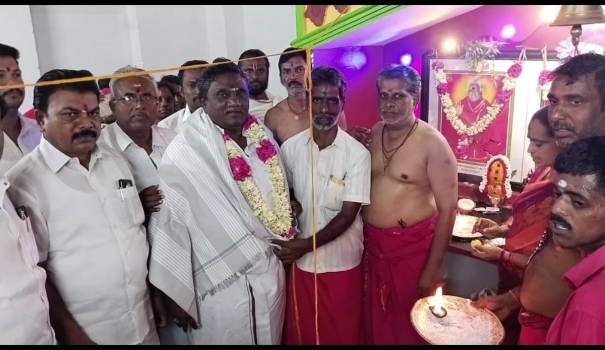 yaga-pooja-for-peace-of-world-dmk-mla-start-the-function