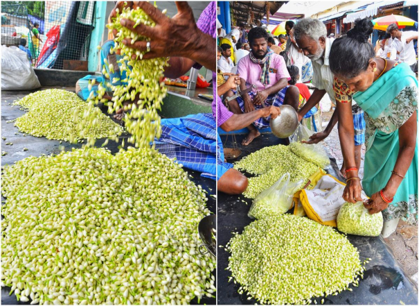 a-huge-increase-in-the-price-of-flowers-on-the-occasion-of-ayudhapuja