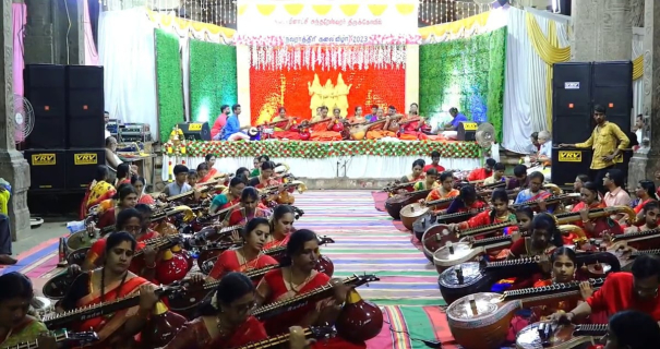 108-veena-music-event-at-madurai-meenatchiamman-temple