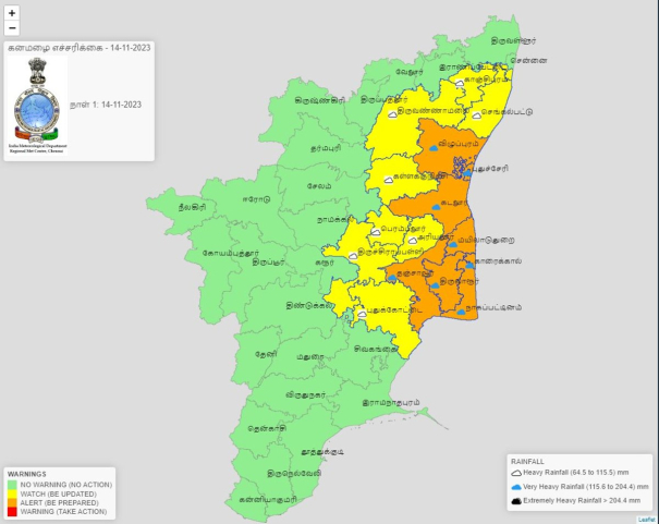 orange-warning-for-very-heavy-rain-for-6-districts-in-tamilnadu