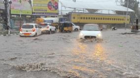 கோவையில் கனமழை: மரம் விழுந்து வாகனங்கள் சேதம்; சாலைகளில் வெள்ளம்