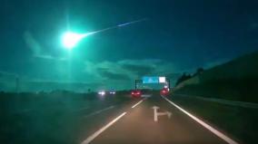 Meteor lights up the Spain, Portugal sky 