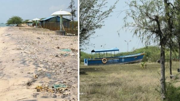 stopped-boat-service-at-tharuvaikulam-tourists-disappointed