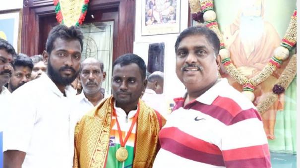 puducherry-player-wins-gold-in-international-tennis-in-srilanka