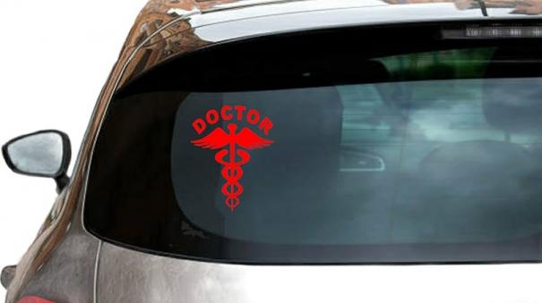 interim-ban-on-taking-action-against-doctors-who-stick-doctor-stickers-on-their-vehicles