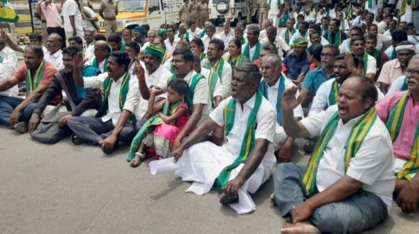 farmers-protest-againt-silandhi-river-check-dam