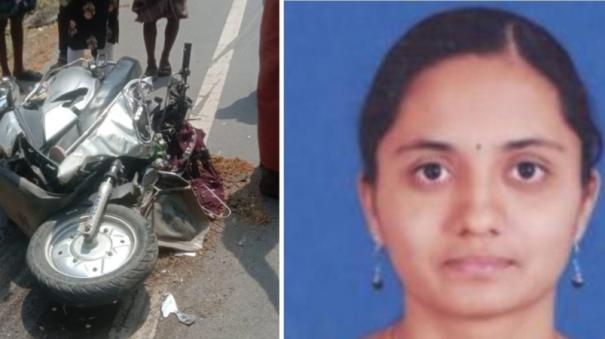 woman-died-in-road-accident-in-coimbatore