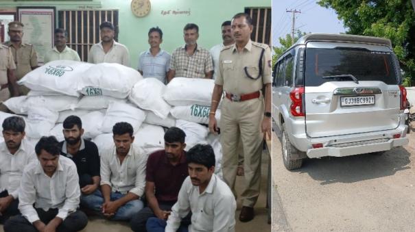 1-658-kg-gutkha-seized-in-tirupur-7-people-arrested