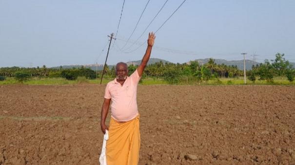 sholavandan-farmers-fear-due-to-power-lines-running-low-on-farmland